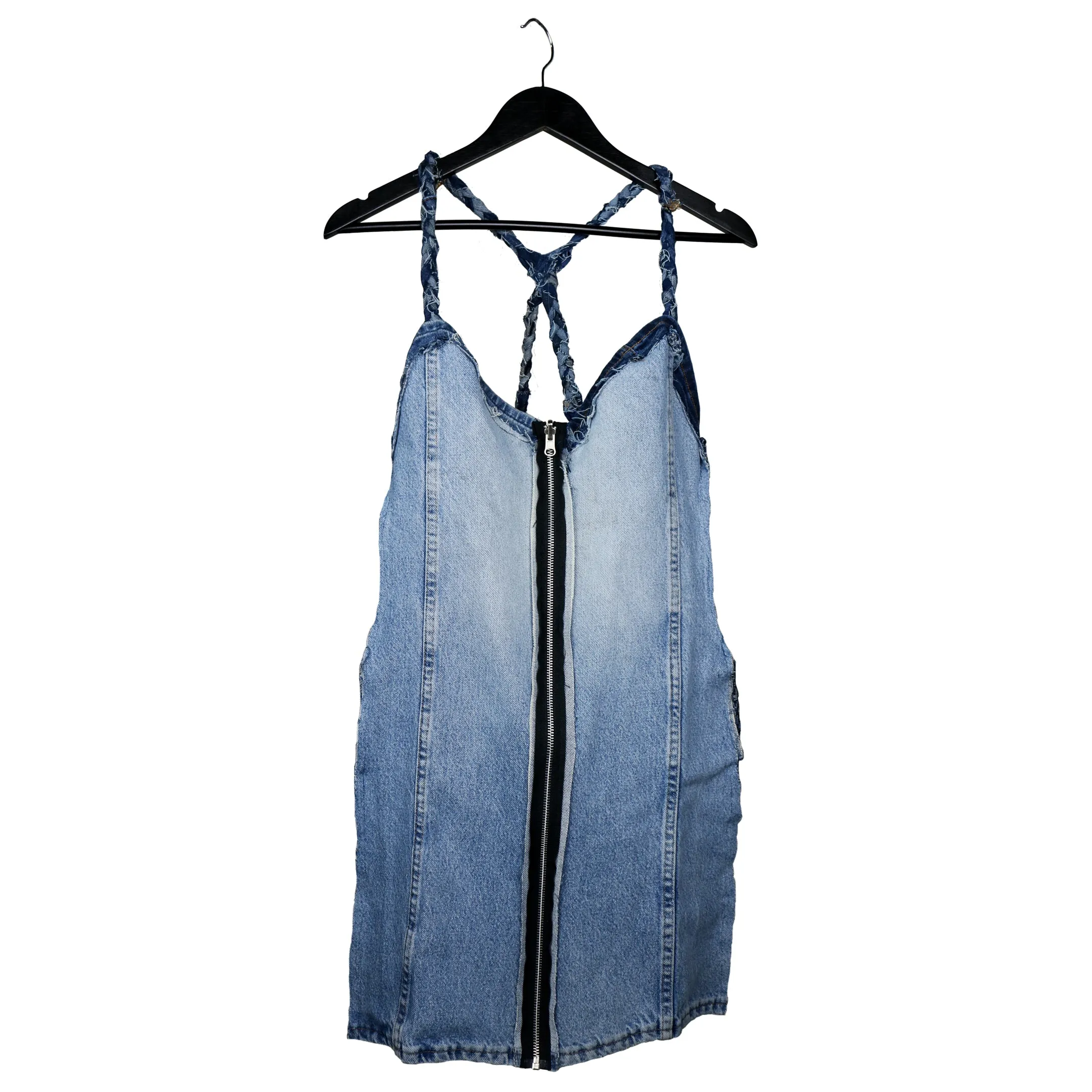 The Curse of Curves - Reversible, Upcycled Denim Dress